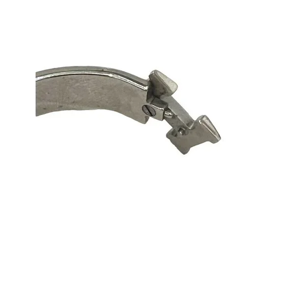 HERMES Clic H: Silver Metal & "H" Logo, Bangle #1267 - Picture 6 of 9